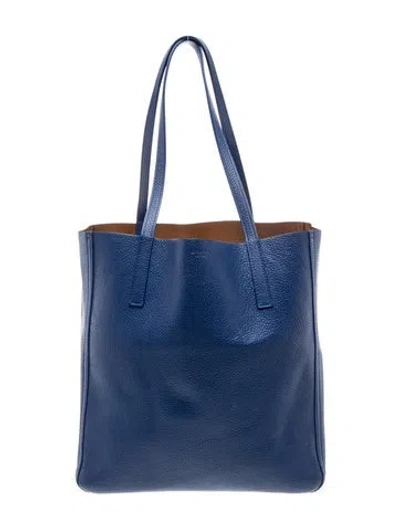 Pre-owned Shinola Leather Tote In Blue