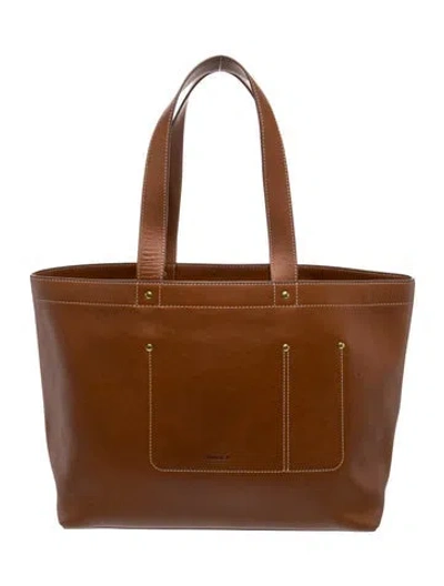 Pre-owned Shinola Leather Tote In Brown