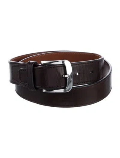Pre-owned Shinola Leather Waist Belt In Multi