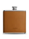 Shinola Leather-wrapped Flask In Brown