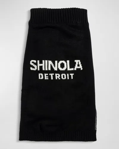 Shinola Logo Pet Jumper In Black