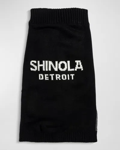 Shinola Logo Pet Jumper In Black