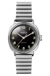 Shinola Mechanic Bracelet Watch, 39mm In Black/silver