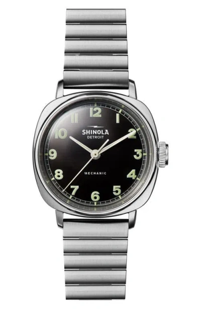 Shinola Mechanic Bracelet Watch, 39mm In Metallic