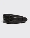 Shinola Men's Boxed Belt Gift Set In Black/brown