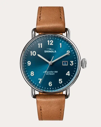 Shinola Canfield 38mm Watch In Brown