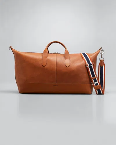 Shinola Men's Canfield Grained Leather Duffel Bag In Tan
