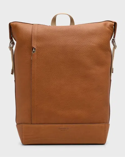 Shinola Men's Canfield Leather Backpack In Tan