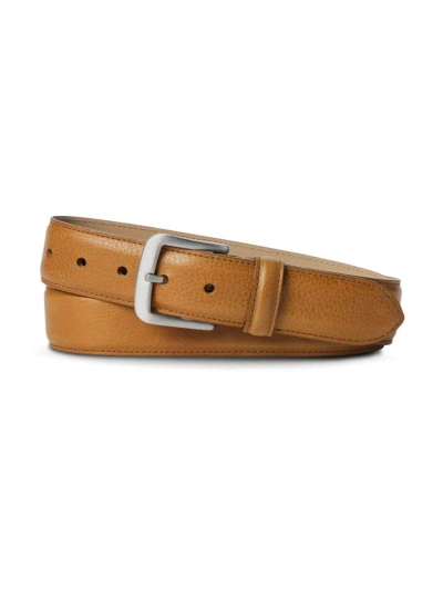 Shinola Canfield Vachetta Leather Belt In Bourbon