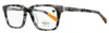 Shinola Rectangular Flexon Spring-hinge Glasses