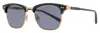 Shinola Men's Flexon Runwell Sunglasses Sh2300sm 001 Matte Black/gold 52mm In Multi