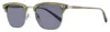 Shinola Men's Flexon Runwell Sunglasses Sh2300sm 259 Khaki Horn 52mm In Multi