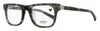 Shinola Men's Modified Rectangle Eyeglasses Sh15002 033 Smoke Havana 51mm