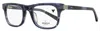 Shinola Men's Modified Rectangle Eyeglasses Sh15002 461 Blue Havana 51mm