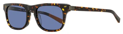 Shinola Men's Monster Rectangle Sunglasses Sh1502s 242 Dark Amber Tortoise 52mm