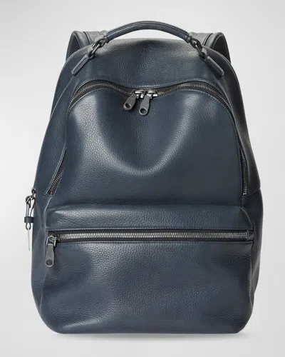 Shinola Men's Runwell Leather Backpack In Black