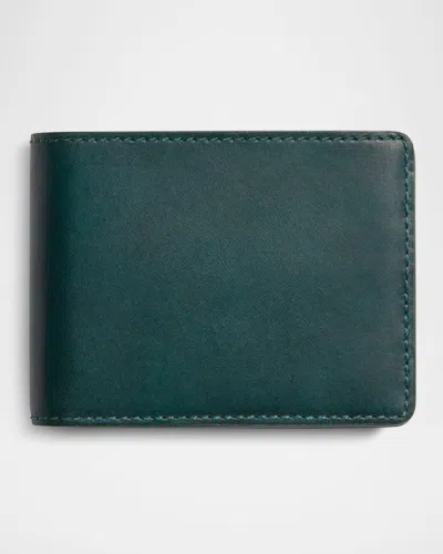 Shinola Men's Slim Vachetta Leather Bifold Wallet In Forest