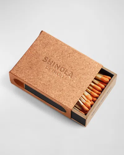 Shinola Men's Tumbled Copper Matchbox W/ 50 Matches In Rust Copper