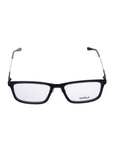 Pre-owned Shinola Mirror Logo Narrow Square Square Eyeglasses In Multi