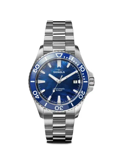 Shinola Monster 39mm Watch In Metallic