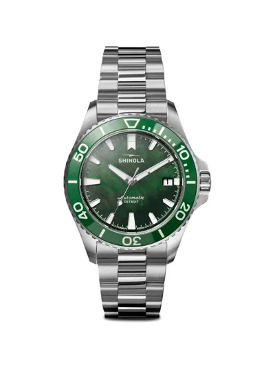 Shinola Monster 39mm Watch In Green