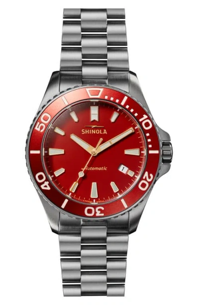 SHINOLA SHINOLA MONSTER BRACELET WATCH, 43MM