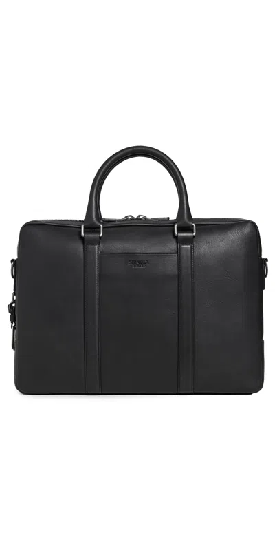 Shinola Navigator Leather Briefcase Black