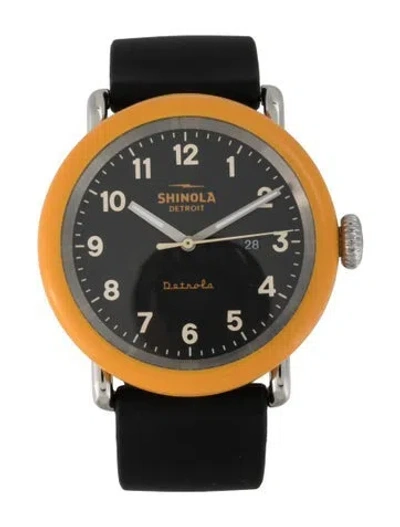 Pre-owned Shinola No.2 Detrola Watch In Multicolor