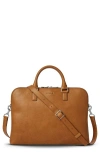 Shinola Portfolio Leather Briefcase In Tan