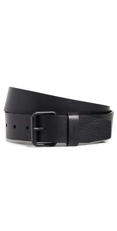 Shinola Rambler Leather Belt Black