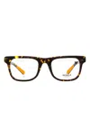 Shinola Rectangle Frame Tortoise Glasses In Brown