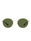 Shinola Round-frame Sunglasses In Gold