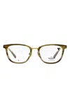 Shinola Rounded Rectangle Rivet Glasses In Brown