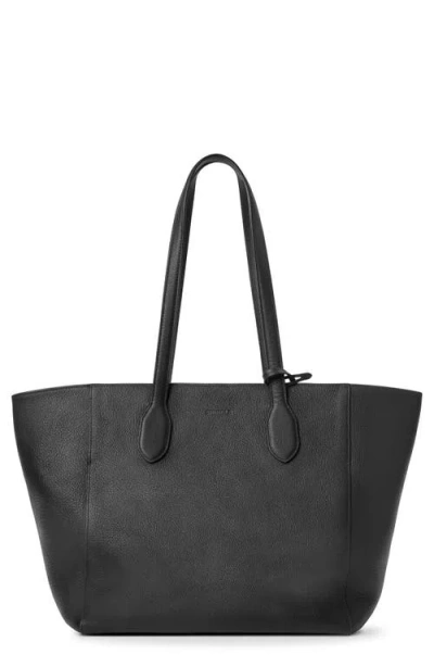 Shinola Runabout Pebble Leather Tote In Black