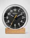 Shinola Runwell Desk Clock, Black In Black