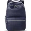 Shinola Runwell Leather Backpack In Lake
