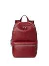Shinola Small Runwell Leather Backpack In Burgundy
