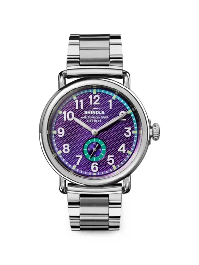 Shinola Runwell Sub Second 41mm Watch In Multi