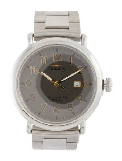 Pre-owned Shinola Runwell Watch, 47mm In Multi