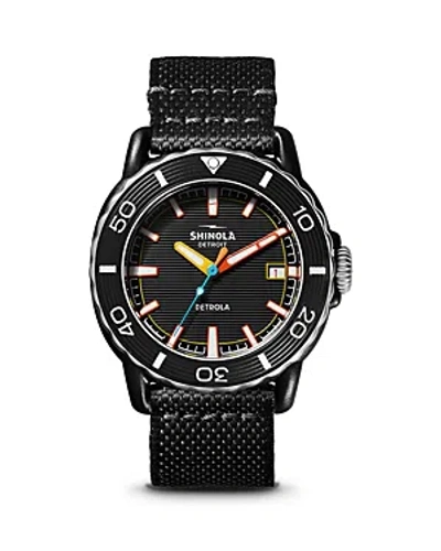 Shinola Sea Creatures 3hd Watch, 40mm In Black