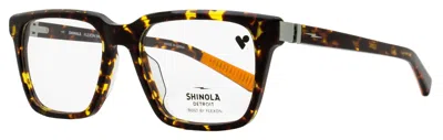 Shinola Sh15000 Flexon Rectangular Frames Eyeglasses In Multi