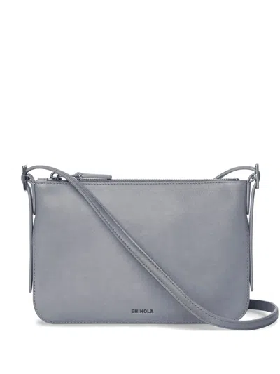 Shinola Small Bixby Cross Body Bag In Gray