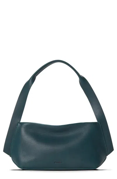 Shinola Small Derby Leather Shoulder Bag In Green