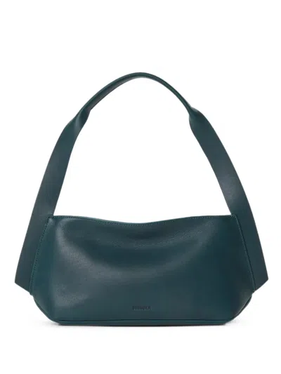 Shinola Small Derby Leather Shoulder Bag In Green