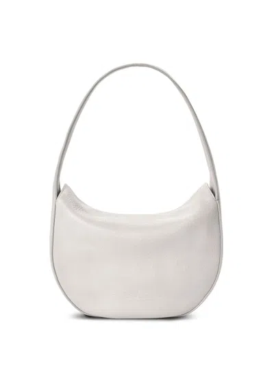 Shinola Small Leather Shoulder Bag In Weiss