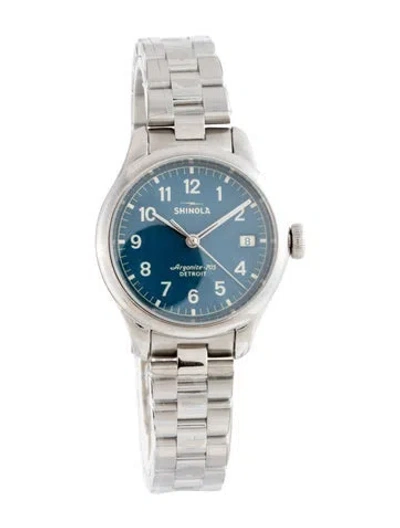 Pre-owned Shinola Smokey Robinson Vinton Limited Edition Watch, 32mm In Multicolor