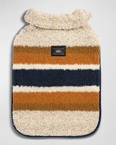 Shinola Striped Sherpa Pet Coat In Multi