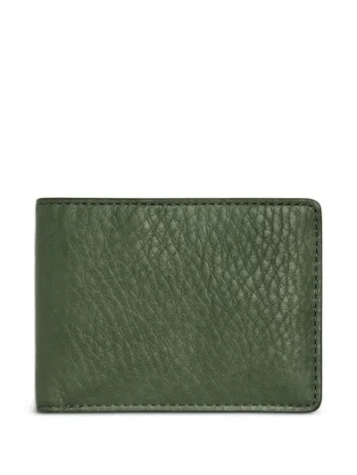 Shinola Texturiertes Portemonnaie In Green