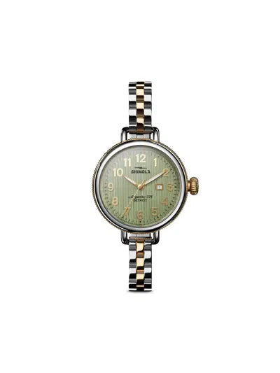 Shinola The Birdy 34mm In Green