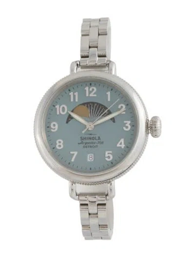 Pre-owned Shinola The Birdy Watch, 33mm In Multicolor